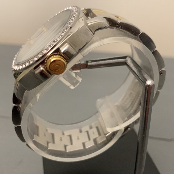 Coach Signature Logo Watch 32mm Face Two Tone with Crystals - Picture 3 of 9